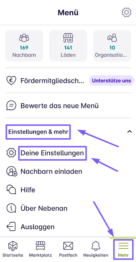 Können Leute von nebenan meine Adresse sehen?